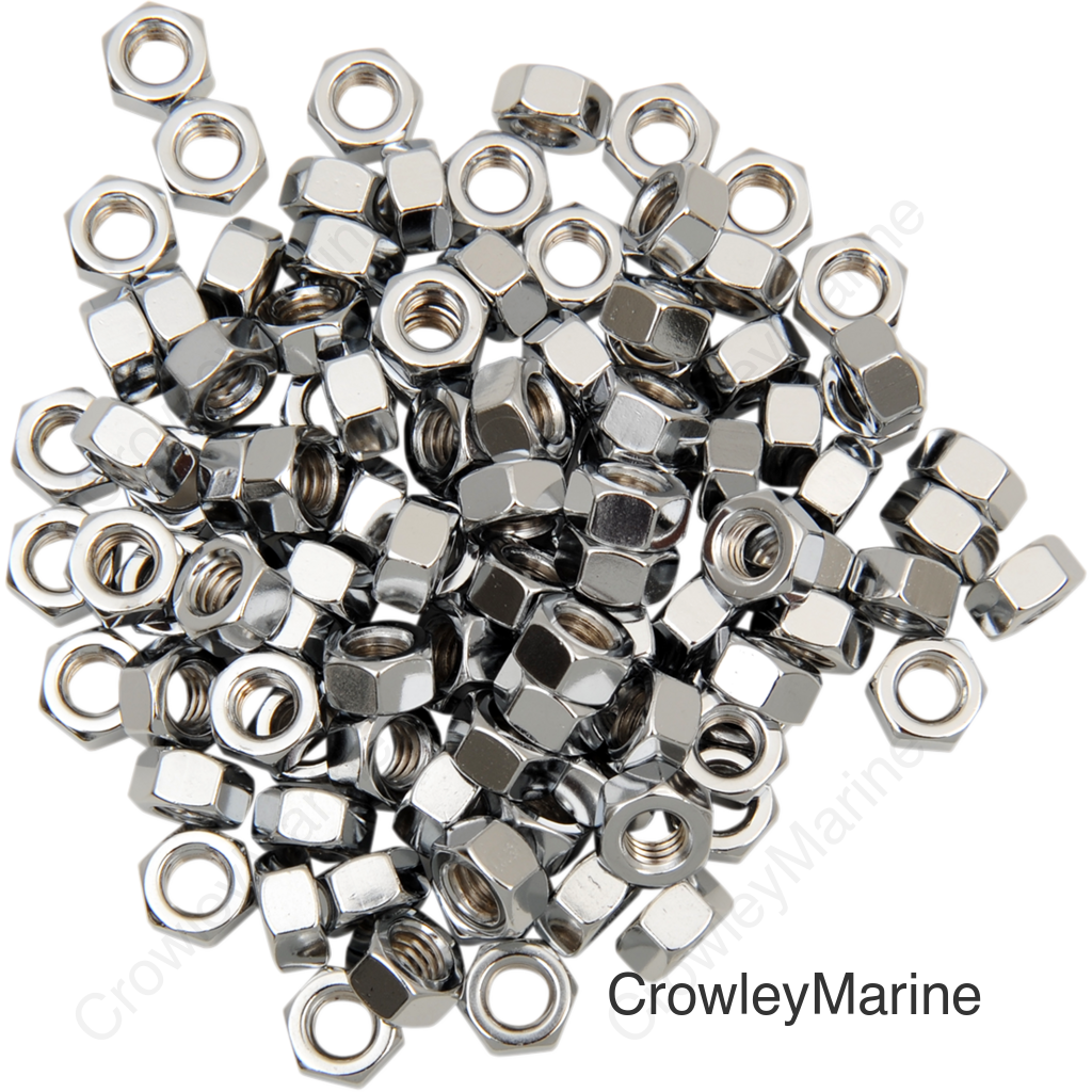 5/16"-18 CHROME HEX NUT