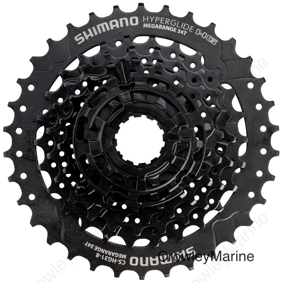 Dimension 8-Speed 11-34t Nickel Plated Freewheel