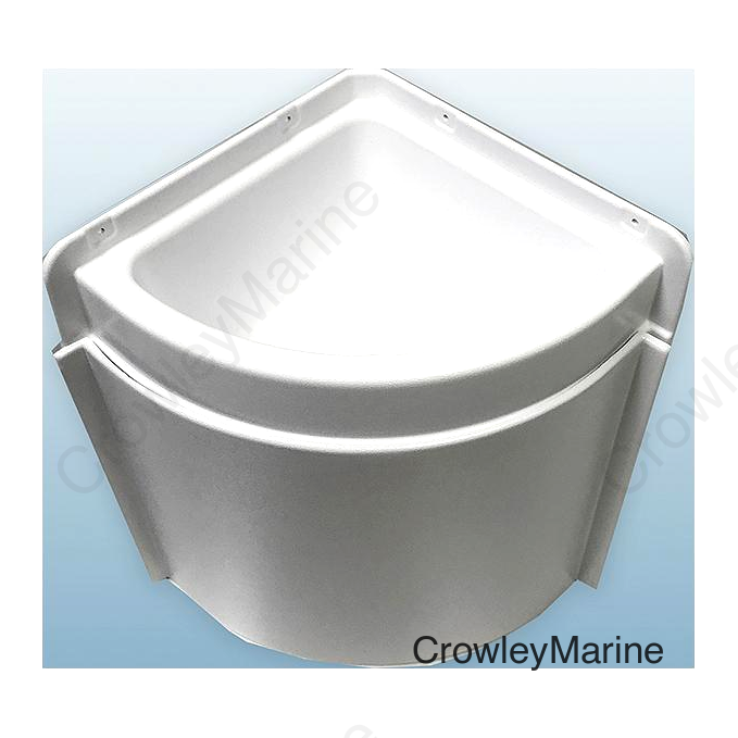 Specialy Recreation LSC11W Lavatory Corner Sink, 11", White