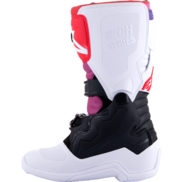 Youth Tech 7S Boots - White/Black/Rainbow - US 7 thumbnail-5