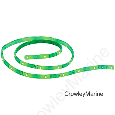 24 GREEN-LED FLEX STRIP Light (LED-51965-DP)