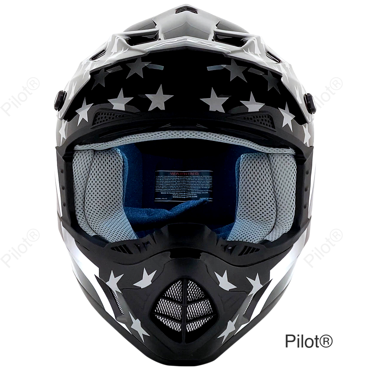 FX-17 Helmet - Flag - Stealth - Large