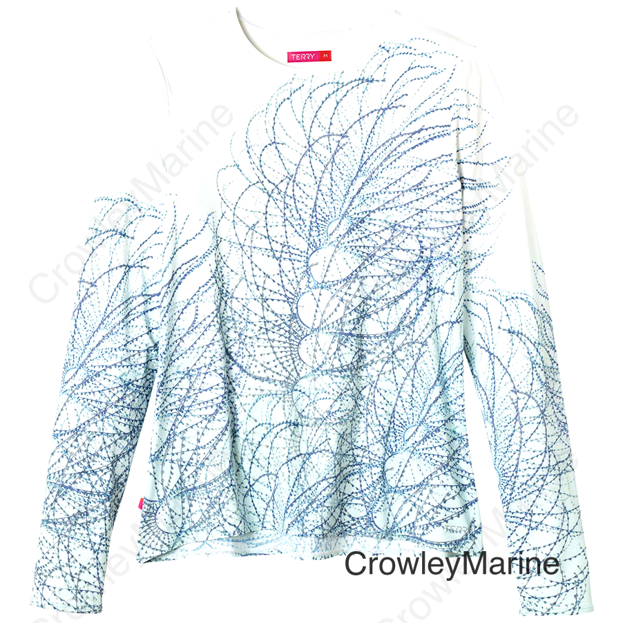 Terry Soleil Flow Long Sleeve Top - Oceanic X-Small