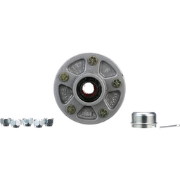 Seachoice Trailer Wheel Hub, 1.25 in. Axle, 5 Lug, Galvanized, Pregreased thumbnail-0