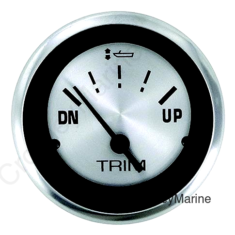 Sierra 63482P Sterling Series 2" Stainless Steel Yamaha 2001 & Newer Engine Trim Gauge