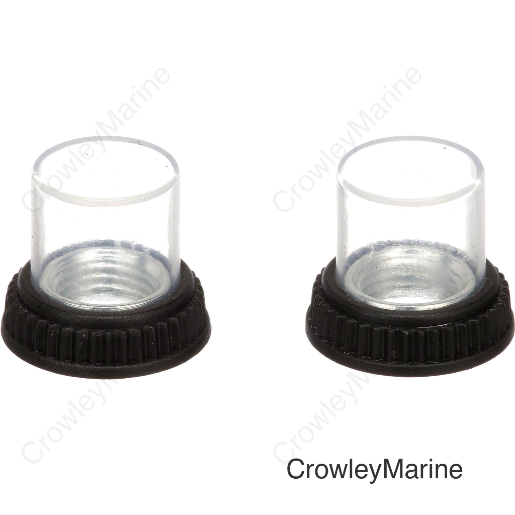 Seachoice Clear Protective Boot for Push to Reset Circuit Breakers, Pack of 2