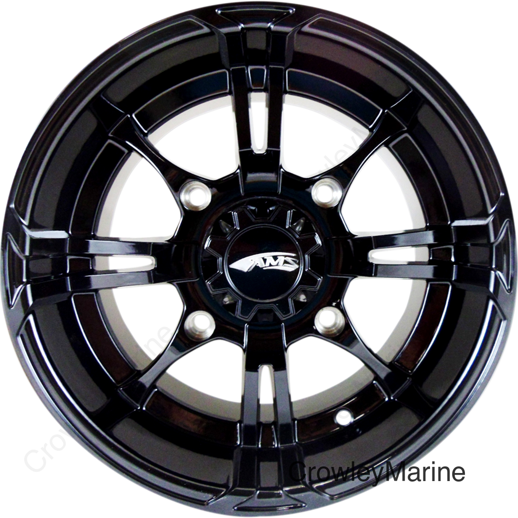 Roll'n 108 Wheel - Front - Black - 14x8 - 4/137