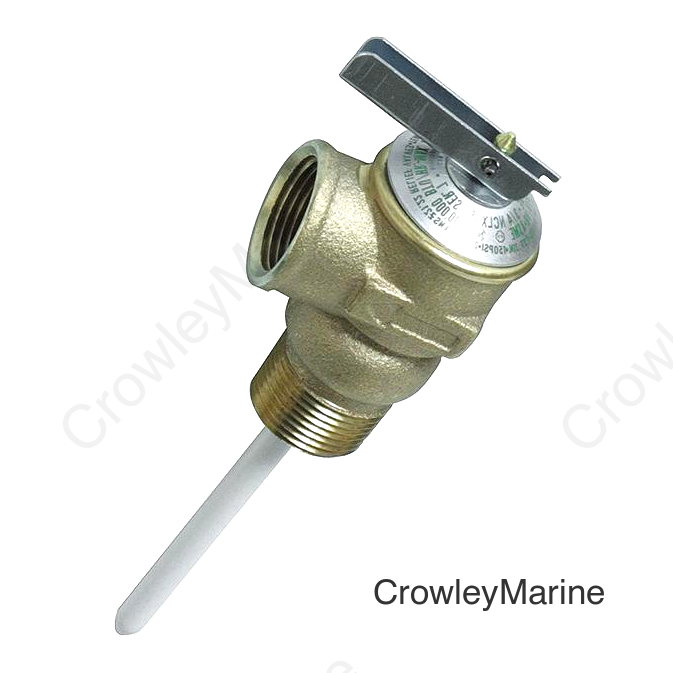 Camco Temperature and Pressure Relief 3/4" Valve With 4" Probe