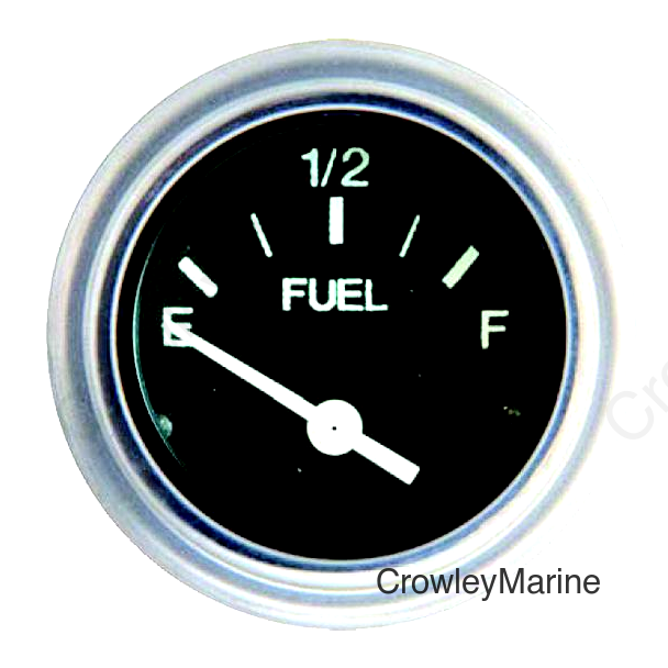 Sierra 80150P Heavy Duty Series 2" Fuel Gauge & Requires "F" Sender Code