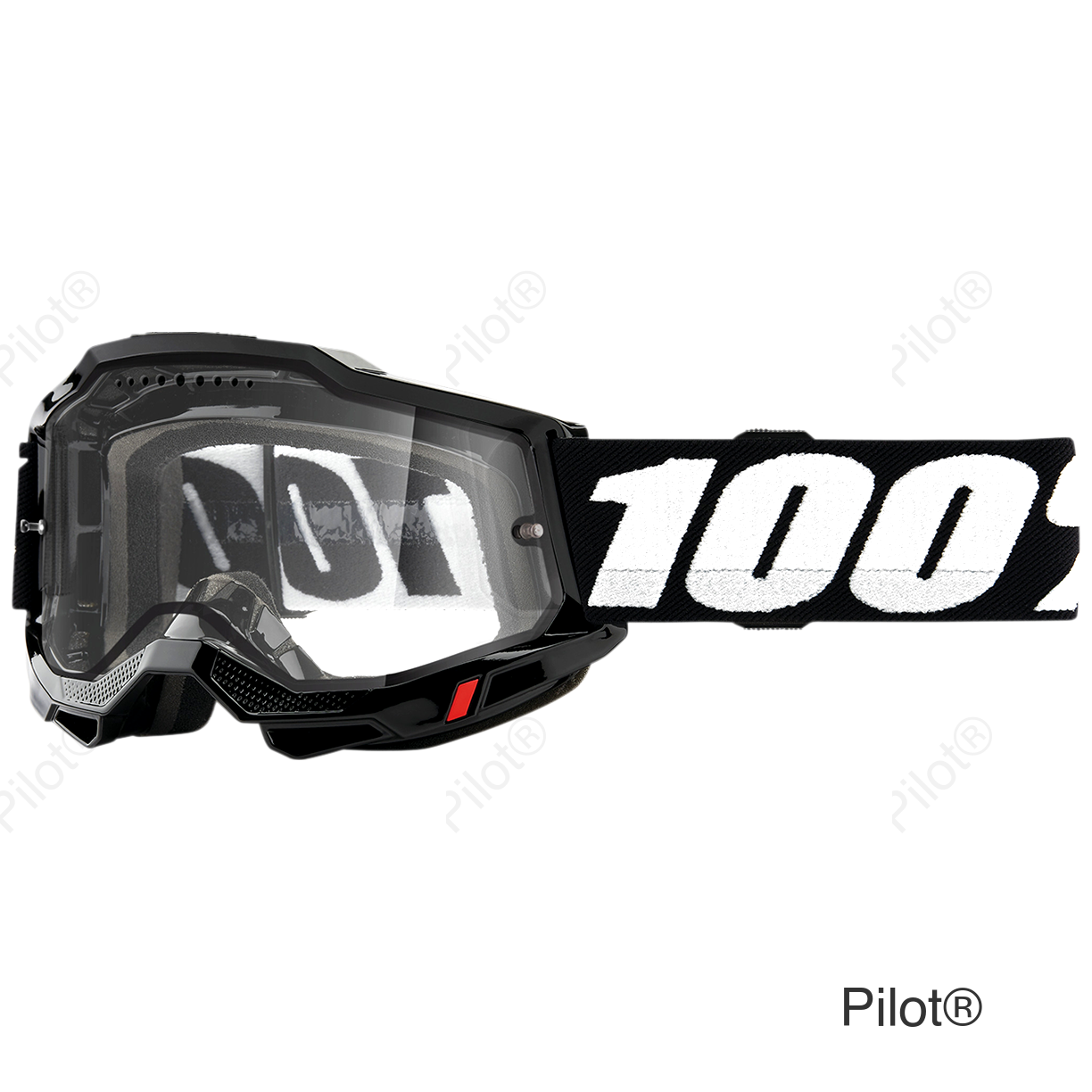 Accuri 2 Enduro MTB Goggles - Black - Clear