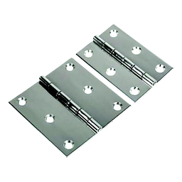 Sea-Dog 201081 Stainless Butt Hinge, A: 3" B: 1-1/2", C: 1-1/2" D:3" E: 1/16", #8 FH thumbnail-0