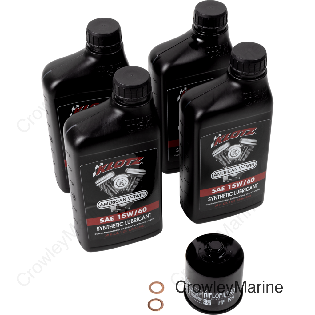 Oil Change Kit - Indian Scout - 15W-60