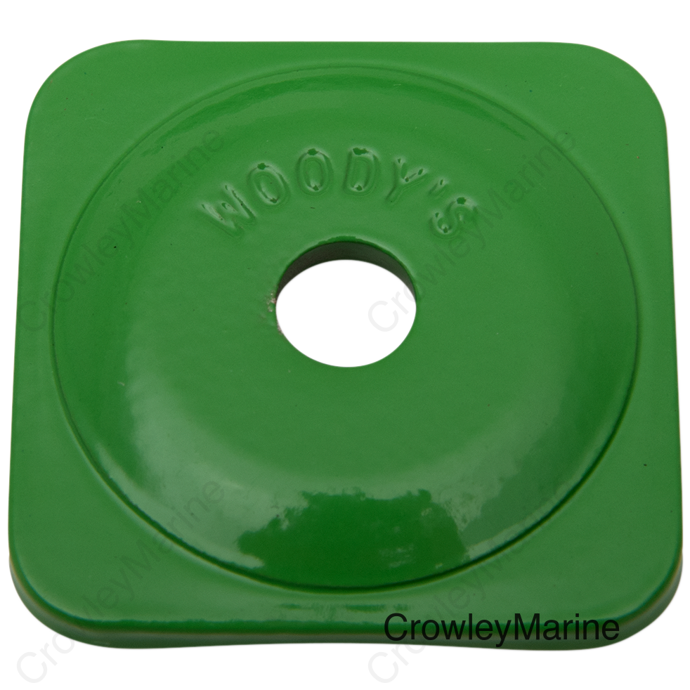 Support Plates - Green - Square - 48 Pack