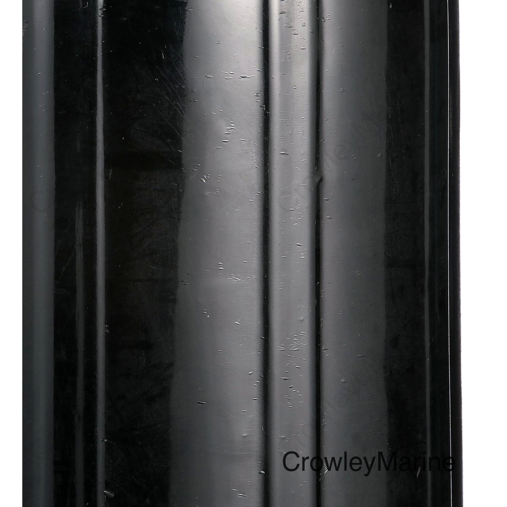 Seachoice Center Hole Fender, Roto-Molded Marine Grade Vinyl, Black, 10 Ft. X 25 Ft.