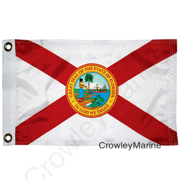 FLORIDA  FLAG 12X18  NYLON (93096)