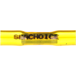 Seachoice Heat Shrink Butt Connector, Marine Grade Heat-Shrinkable Butt Splices, Yellow, Pack of 100, 12-10 Wire Range thumbnail-1