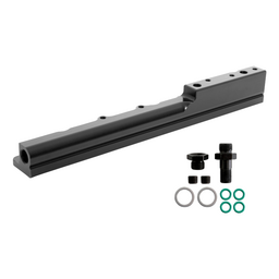 AEM 99-00 Honda Civic Si Black Fuel Rail thumbnail-2
