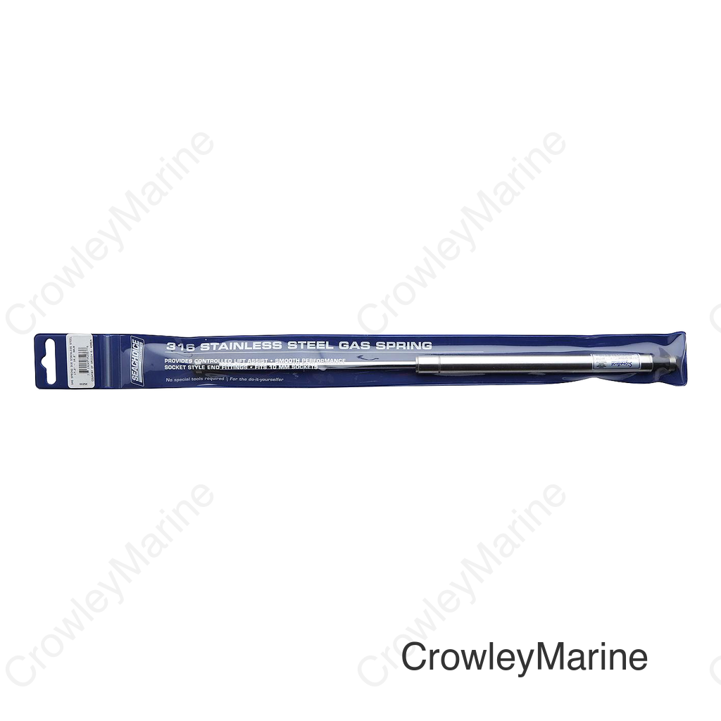 Seachoice Gas Spring, 316 Stainless Steel, 17.2-10.2 in., 90#