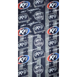 Face Mask with KFI Logos - Black thumbnail-2
