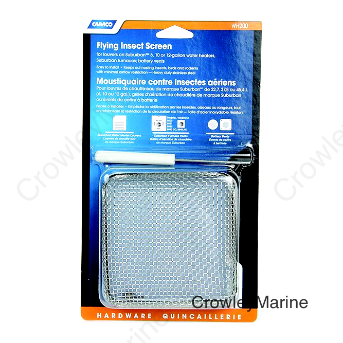 Water Heater Flying Insect Screen