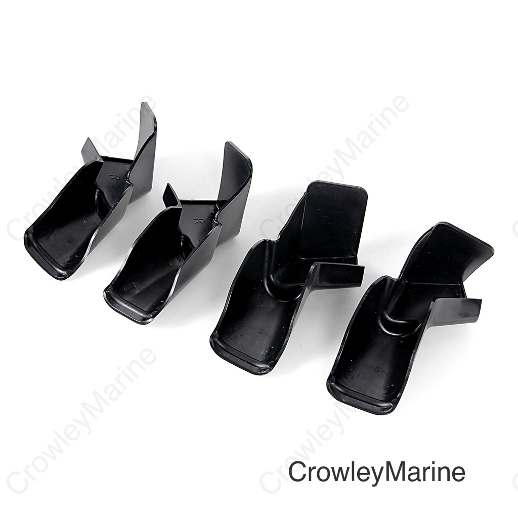 Camco 42323 Gutter Spouts With Extensions, Black (4/Pack)