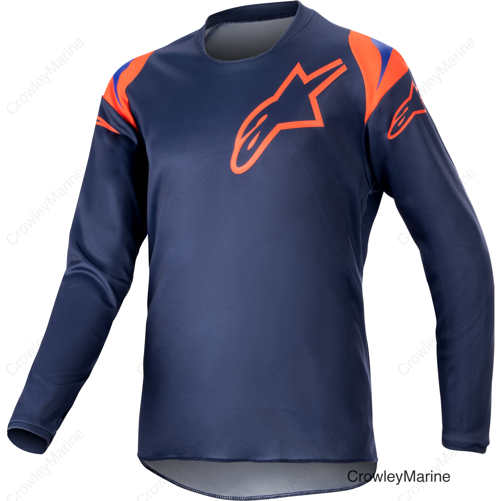 YOUTH RACER NARIN JERSEY NIGHT NAVY/HOT ORANGE YX