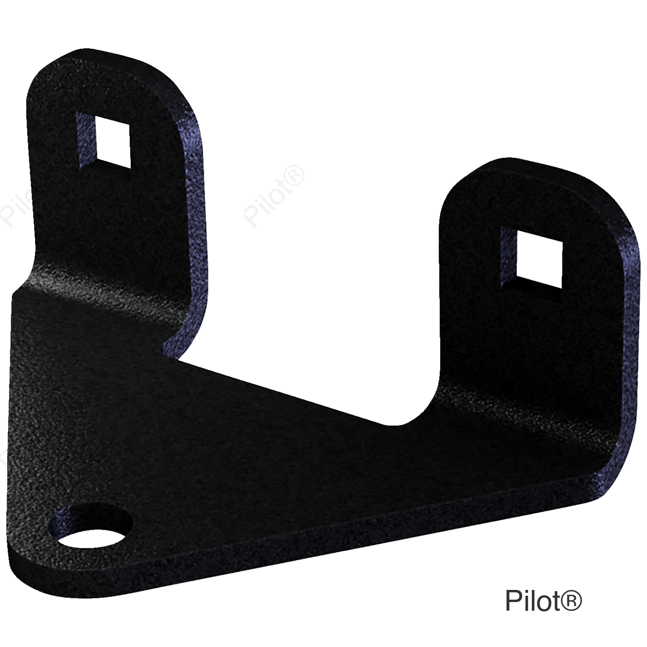 Tiger Tail Ball/Pin Hitch Adaptor - Black