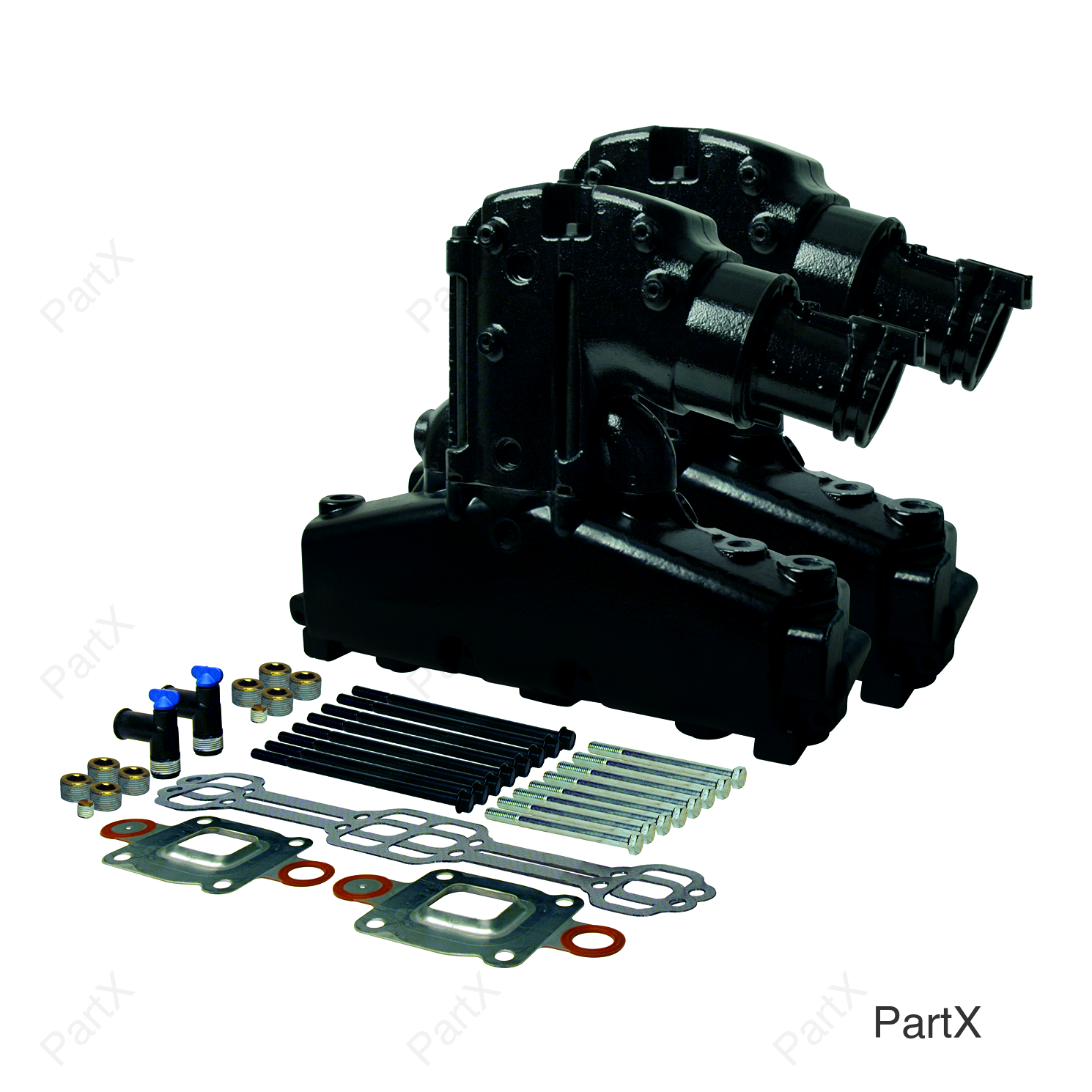 Clmpt Exhst Mnfld Set V8-14D