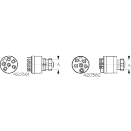 IGNITION SWITCH MAG 1 BOSS 3POS thumbnail-1