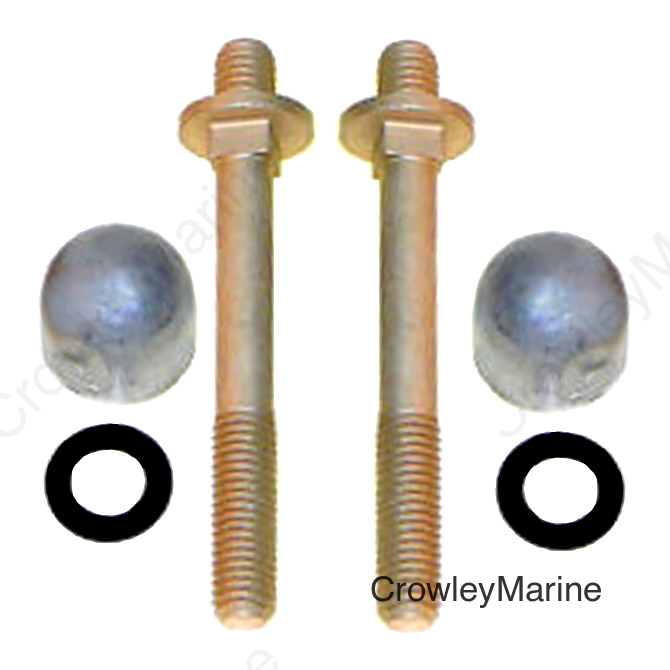 Anode Bolt Kit, Aluminum (2 bolts)