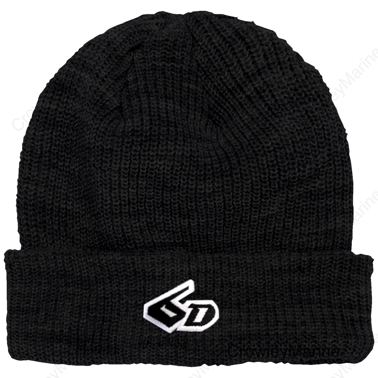 6D Logo Beanie - Black