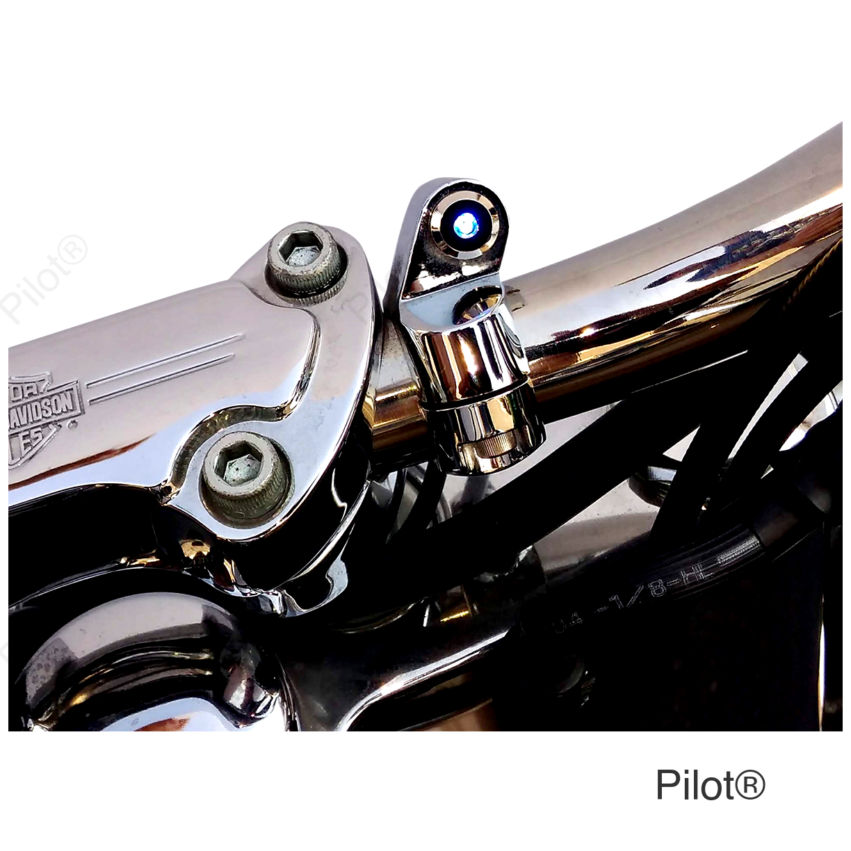 Handlebar Led Clamp - Chrome - 1"