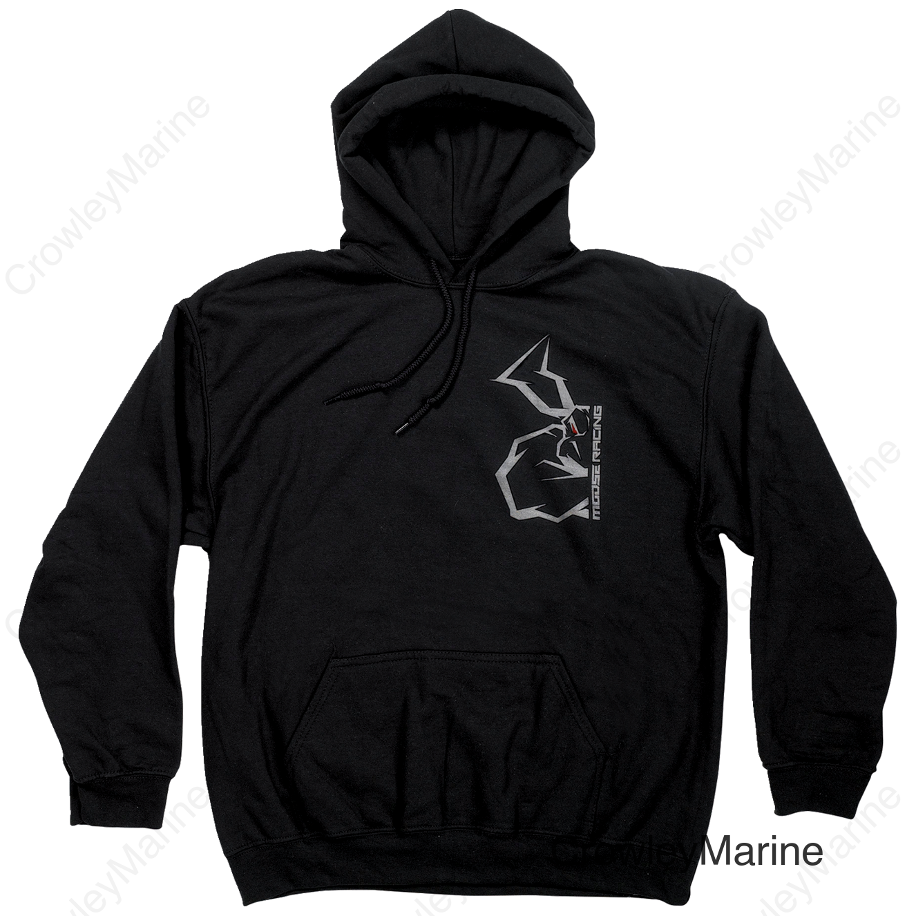 HOODY HALF AGROID BK M