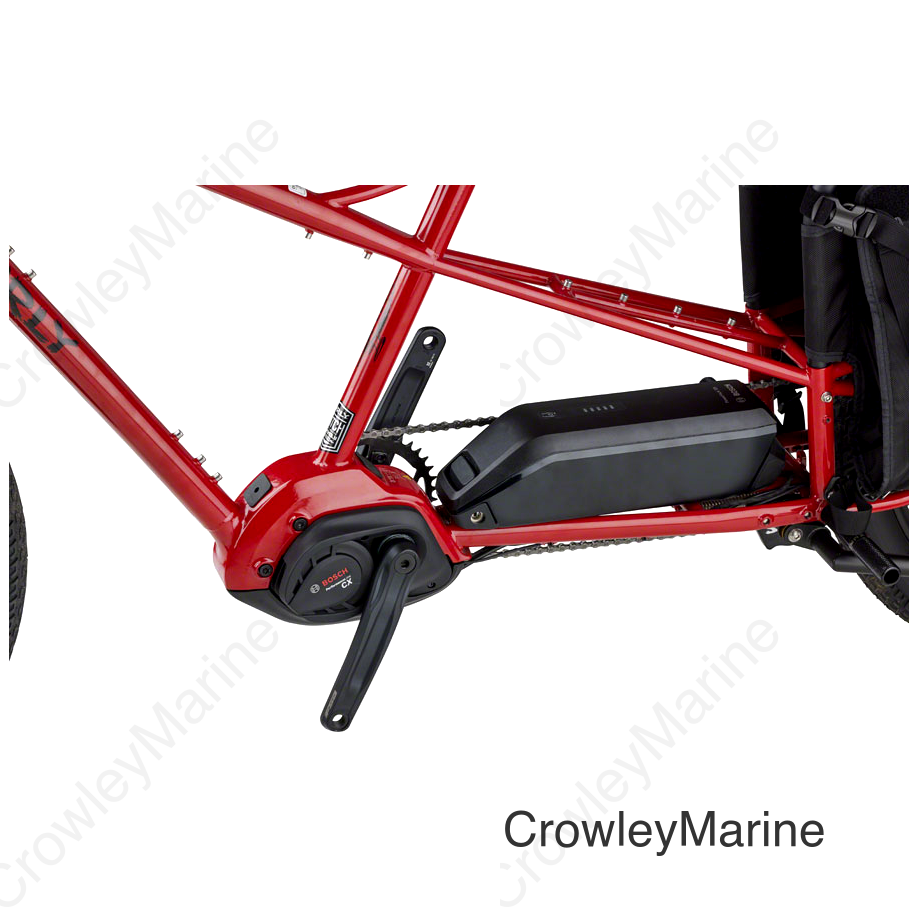 Surly Big Easy Cargo Ebike - 26 Steel Pile of Bricks Red Medium