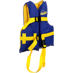 Seachoice Level 70 Life Jacket, Adjustable Boat Vest, Blue/Yellow, Child, 30-50 Lbs.