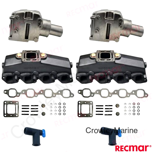 EXHAUST KIT MCM 1981+ GM454 /330/340/370