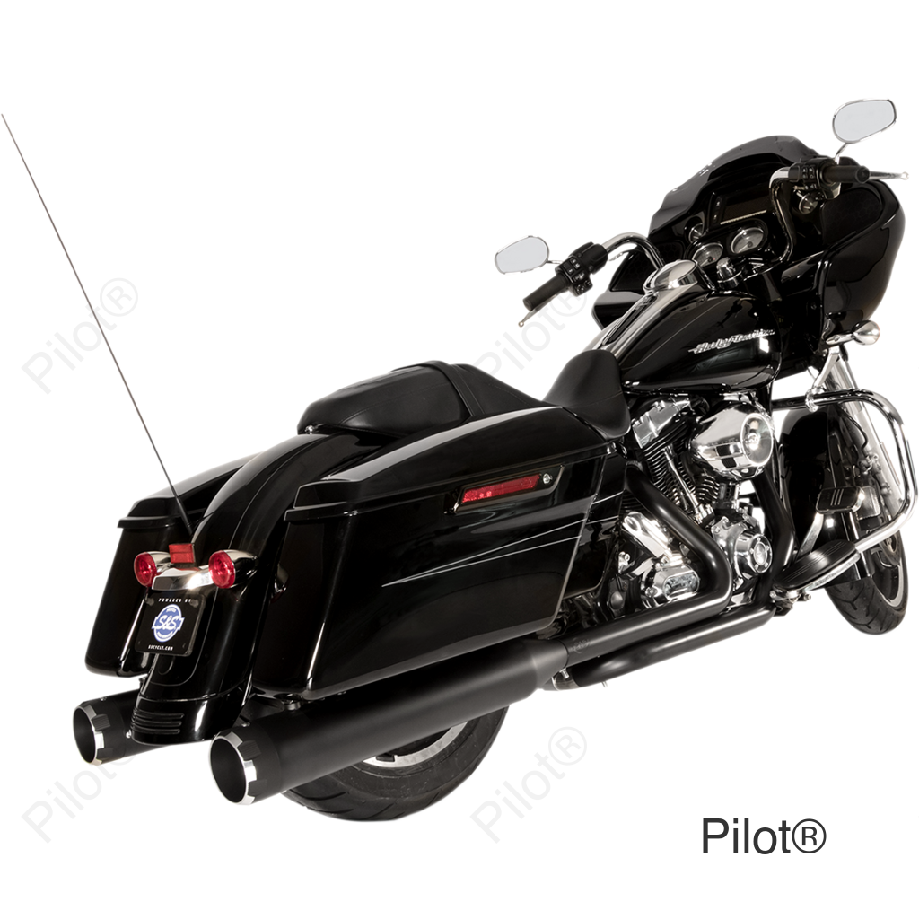 El Dorado Dual Exhaust System - Black - Black Thruster
