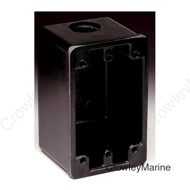 Marinco 6080 Black Non-Metallic FS Box
