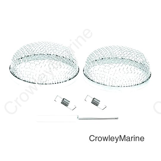 JR Products 0630155 Mud Dauber Screens, (2) Screens 2-7/8" D x 1-5/16" H