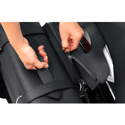 Flame Saddlebag - Black - Large thumbnail-1