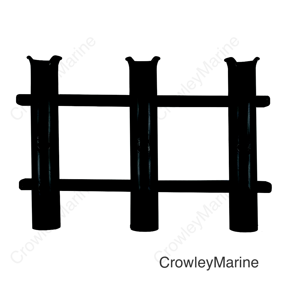 Polyethylene 3-Rod Rack, White