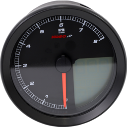 Multi-Function Speedometer/Tachometer - HD-04 - Black thumbnail-1