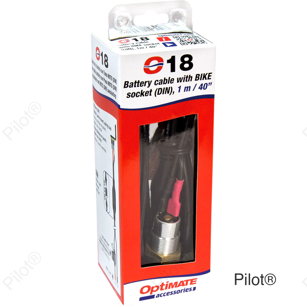 Power Socket - w/ Battery Lead/Panel Mount