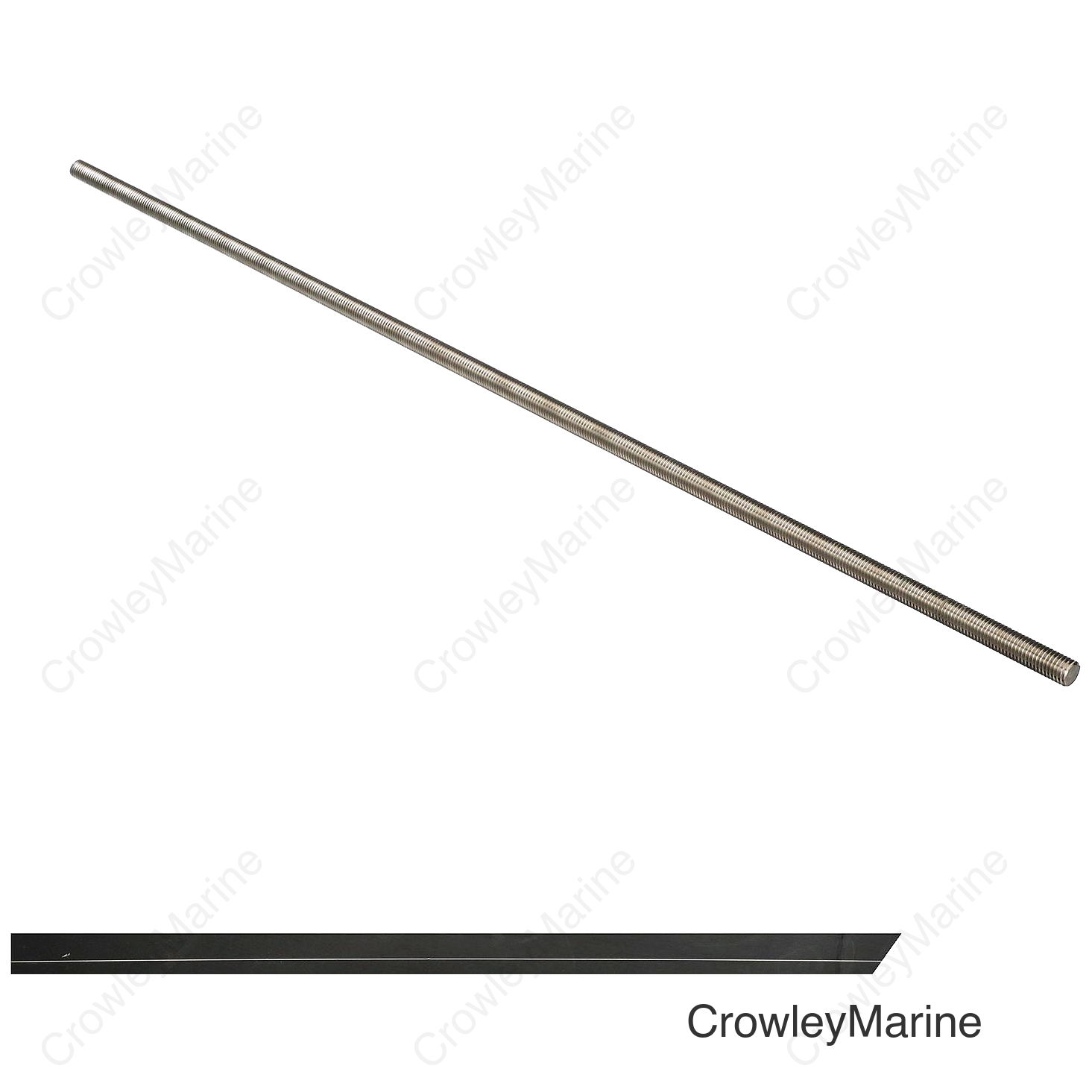 Seachoice 304 Stainless Steel Thraded Rod For Bow Lifting, 5/8 In. 11 Thread
