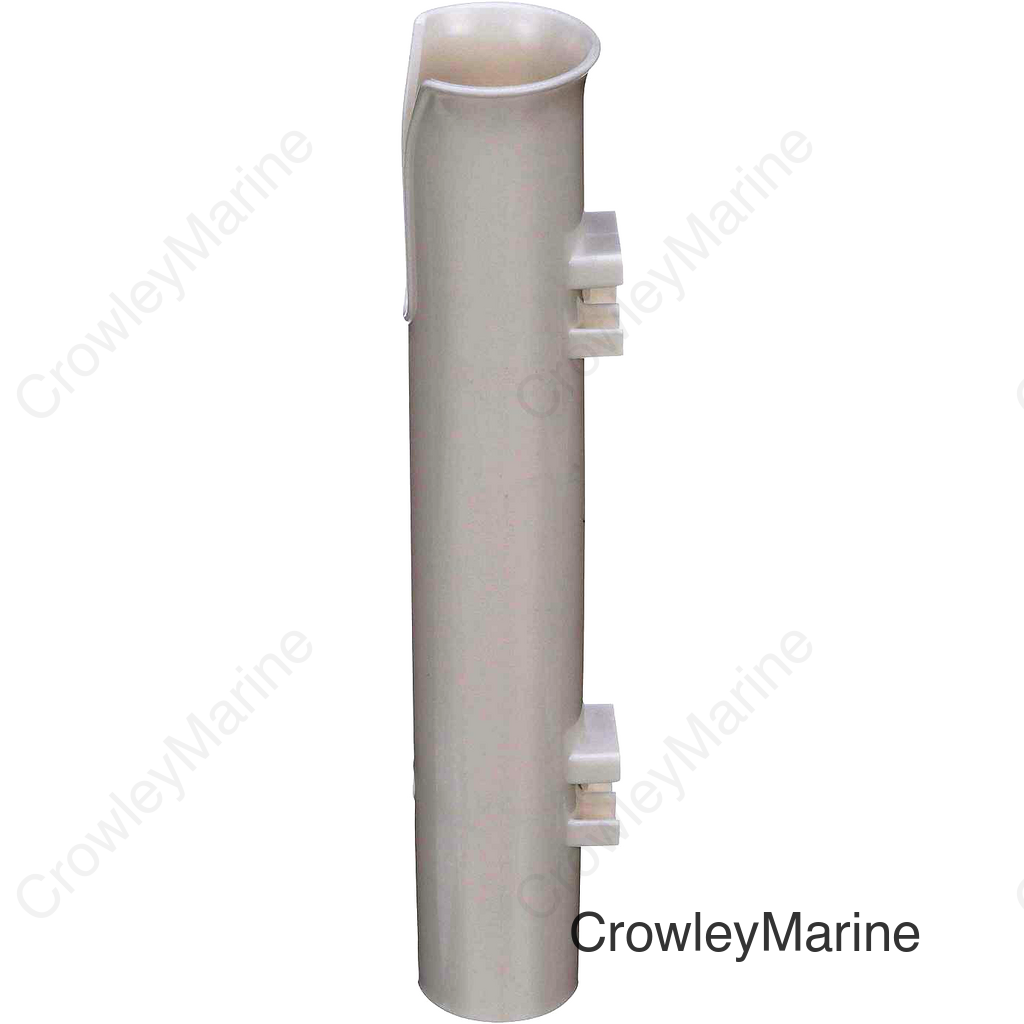 Seachoice Side Mount Rod Holder, Single, PVC, White