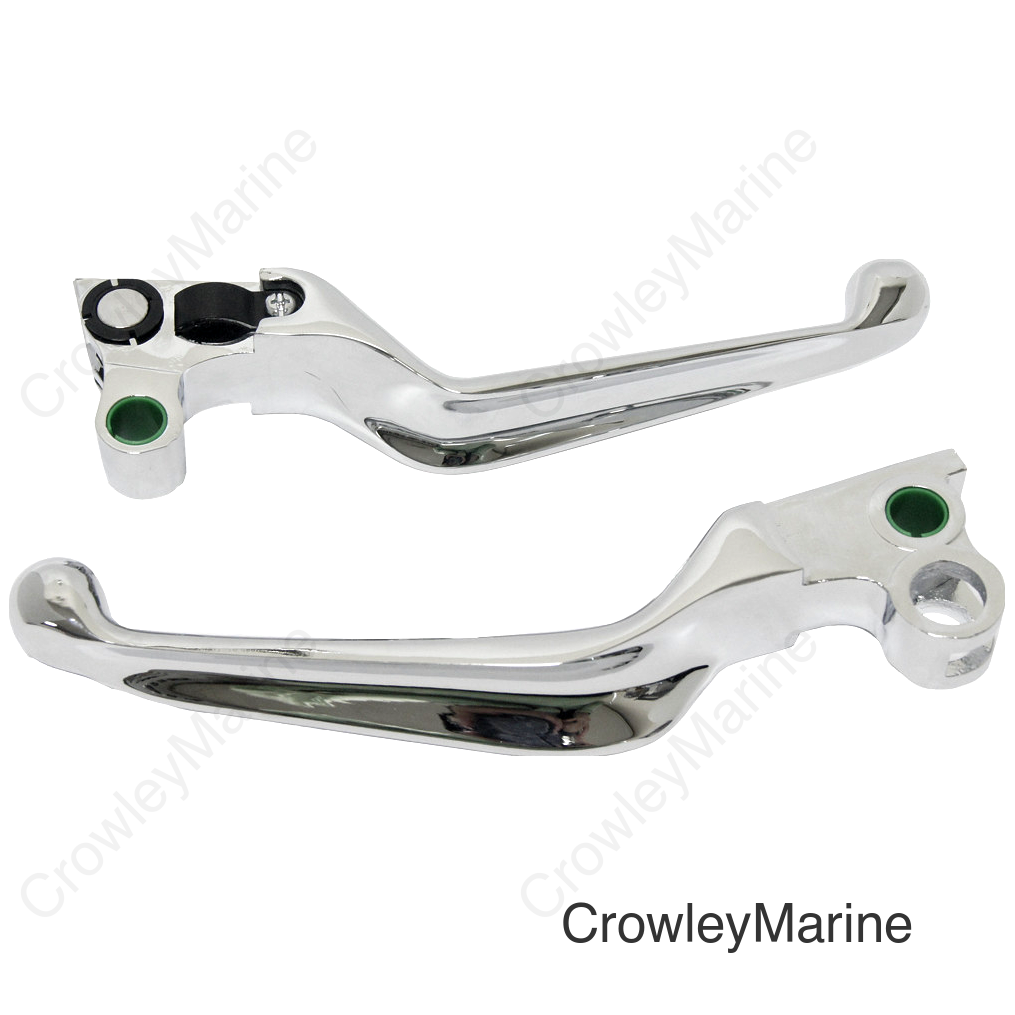 WIDE BLADE LEVER SET CHROME 82-95