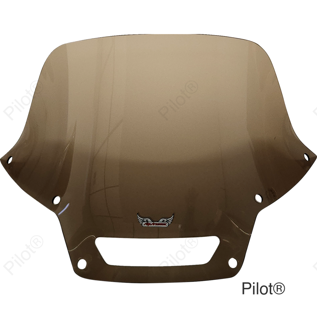 Windshield - Light Smoke - FXLRST - +2" Over Stock