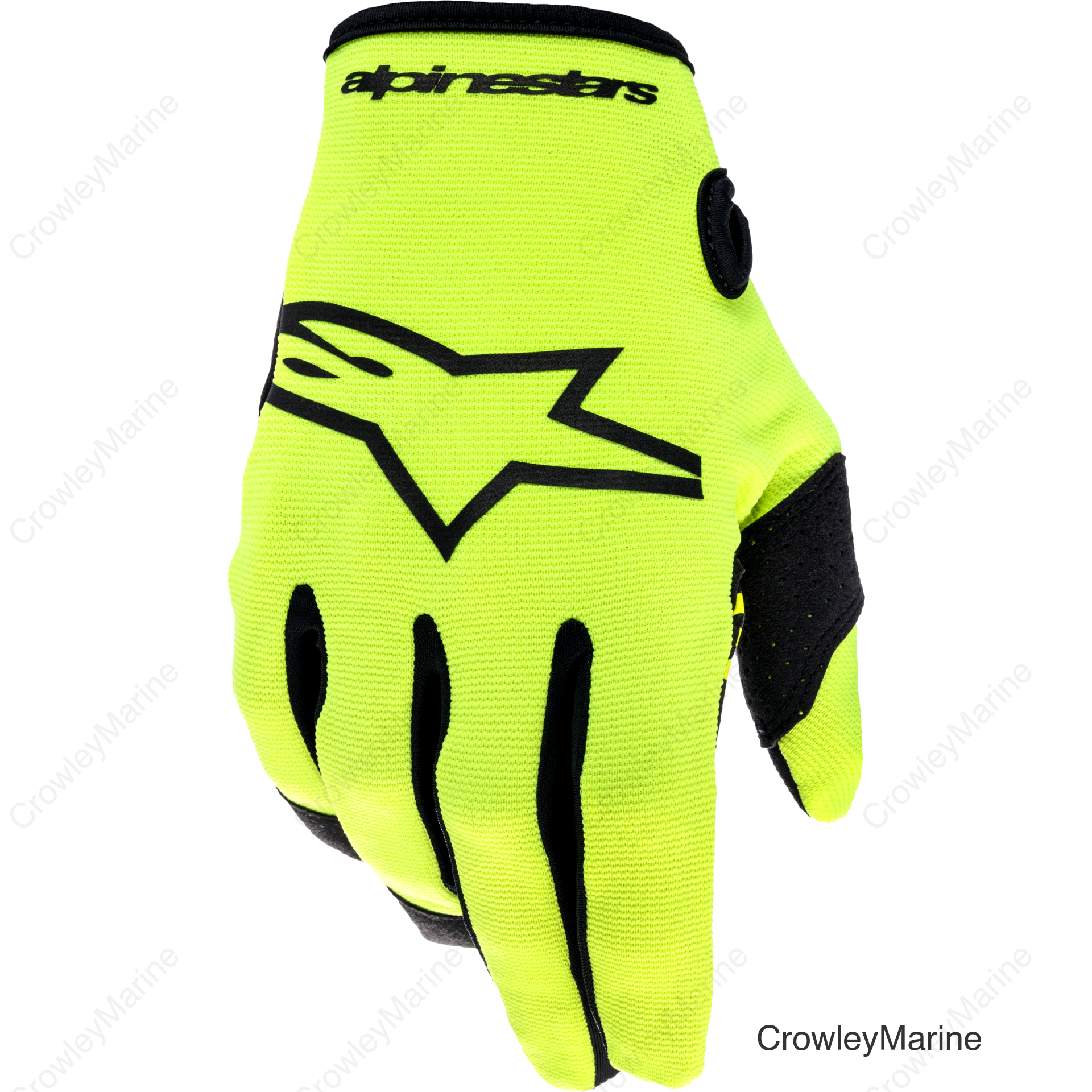 YOUTH & KIDS RADAR GLOVES YELLOW FLUO/BLACK LG