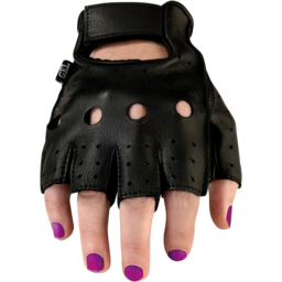GLOVE WMN HALF 243 BK 2X thumbnail-0