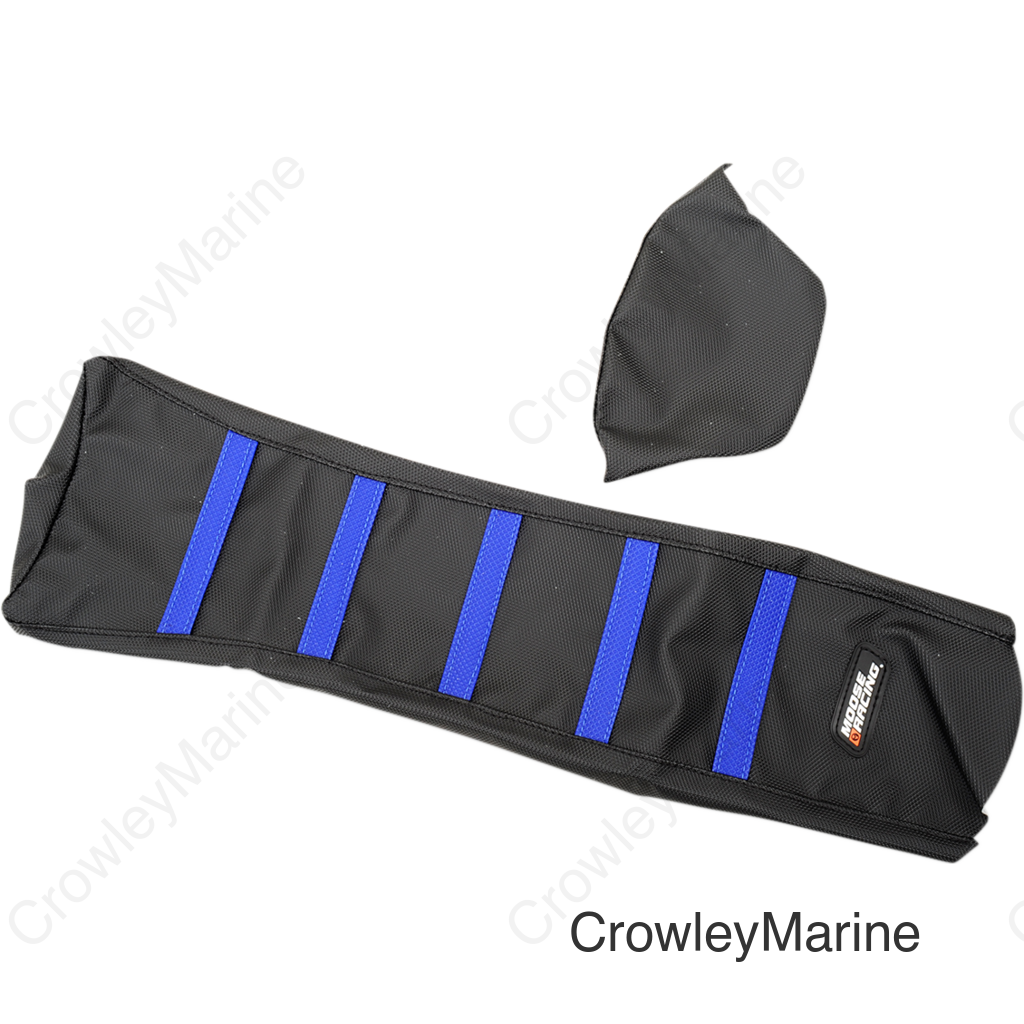 SEAT COVER RIBBED YAM BLU